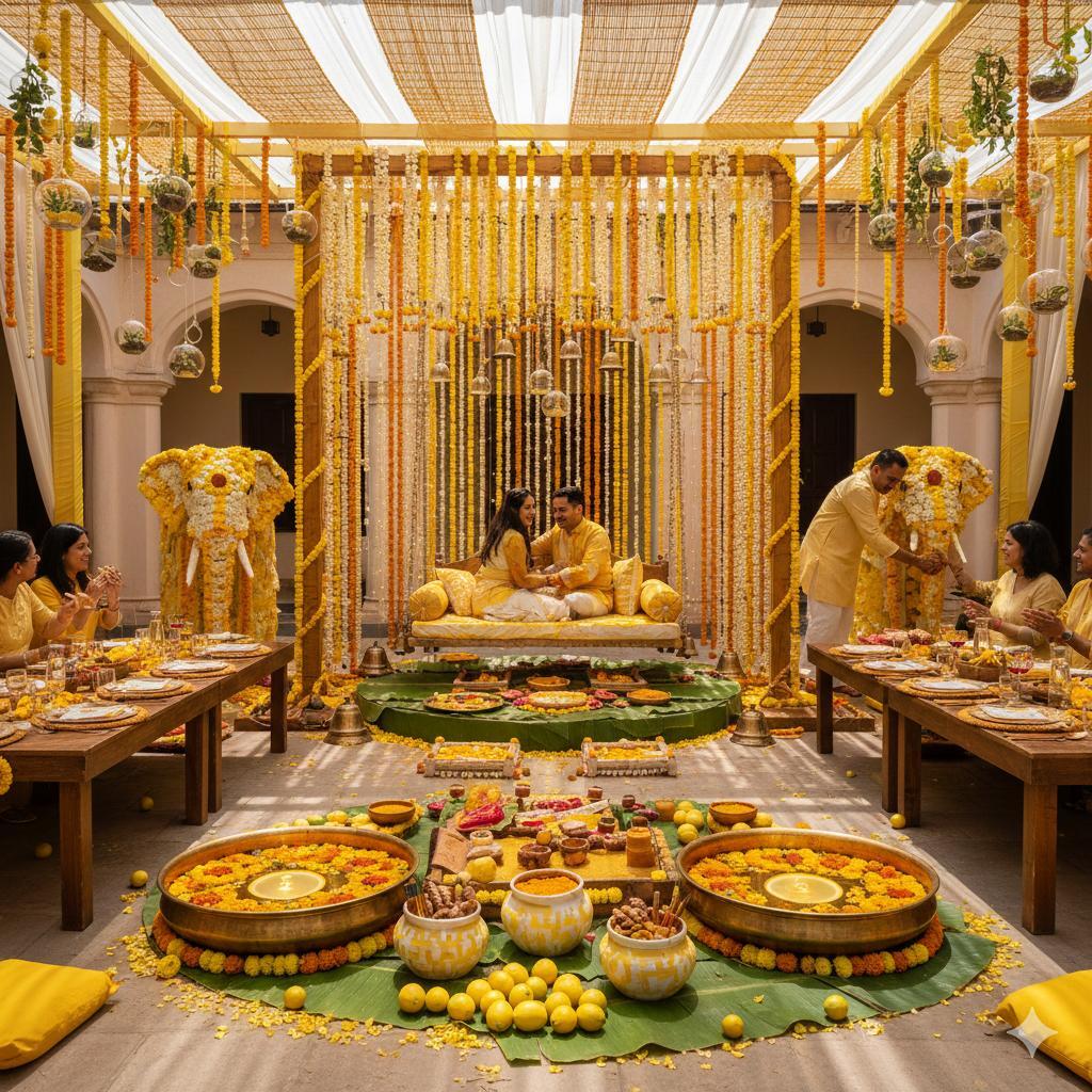 Haldi ceremony decor